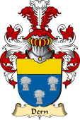 v.23 Coat of Family Arms from Germany for Dern