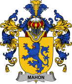 Irish Family Coat of Arms (v.25b) Mahon or O'Mahon
