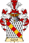 French Family Coat of Arms (v.23) for Carrel