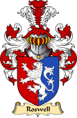 English Coat of Arms (v.23) for the family Roswell
