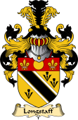 English Coat of Arms (v.23) for the family Longstaff
