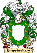 English or Welsh Family Coat of Arms (v.23) for Empringham (Grimsby Magna, Derbyshire)