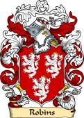 English or Welsh Family Coat of Arms (v.23) for Robins