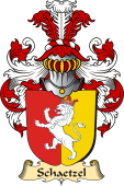 v.23 Coat of Family Arms from Germany for Schaetzel