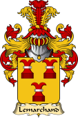 French Family Coat of Arms (v.23) for Lemarchand (Marchand le)