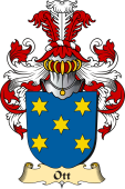 v.23 Coat of Family Arms from Germany for Ott