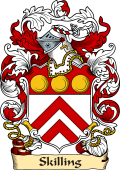 English or Welsh Family Coat of Arms (v.23) for Skilling (Hampshire, and Draycot, Wiltshire)