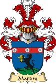 v.23 Coat of Family Arms from Germany for Martini