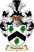 English Coat of Arms (v.23) for the family Thornton