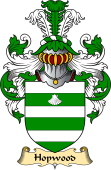 English Coat of Arms (v.23) for the family Hopwood