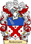 English or Welsh Family Coat of Arms (v.23) for Anderson