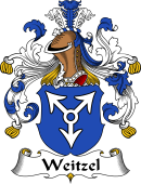 German Wappen Coat of Arms for Weitzel