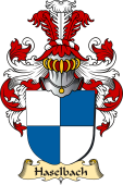 v.23 Coat of Family Arms from Germany for Haselbach