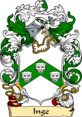 English or Welsh Family Coat of Arms (v.23) for Inge (Staffordshire)