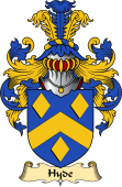 English Coat of Arms (v.23) for the family Hyde