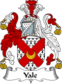 English Coat of Arms for the family Yale