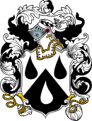 English or Welsh Coat of Arms for Crosby (Ref Berry)