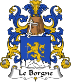 Coat of Arms from France for Le Borgne