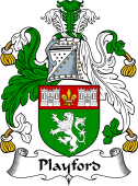 English Coat of Arms for the family Playford