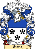English or Welsh Family Coat of Arms (v.23) for Stone