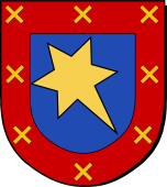 Spanish Family Shield for Dominguez