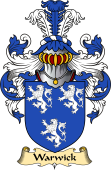English Coat of Arms (v.23) for the family Warwick