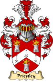 English Coat of Arms (v.23) for the family Priestley or Prestley