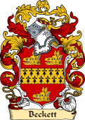 English or Welsh Family Coat of Arms (v.23) for Beckett