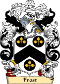 English or Welsh Family Coat of Arms (v.23) for Frost