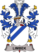 Coat of arms used by the Danish family Limbek or Lembek
