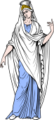 Gods and Goddesses Clipart image: Fortuna