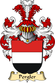 v.23 Coat of Family Arms from Germany for Pergler