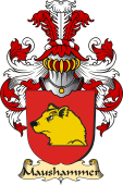 v.23 Coat of Family Arms from Germany for Maushammer