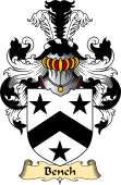 English Coat of Arms (v.23) for the family Bench
