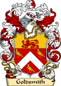 English or Welsh Family Coat of Arms (v.23) for Goldsmith (or Gouldsmith Kent)