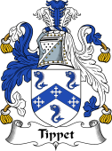 English Coat of Arms for the family Tippet (s)