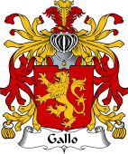 Italian Coat of Arms for Gallo