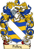 English or Welsh Family Coat of Arms (v.23) for Pelley (Ref Berry)