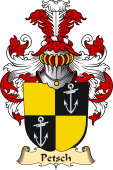 v.23 Coat of Family Arms from Germany for Petsch