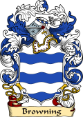 English or Welsh Family Coat of Arms (v.23) for Browning (ref Berry)