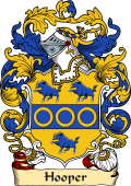 English or Welsh Family Coat of Arms (v.23) for Hooper (Wiltshire)