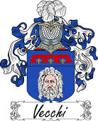Araldica Italiana Coat of arms used by the Italian family Vecchi