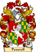 English or Welsh Family Coat of Arms (v.23) for Peverell