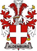 Coat of arms used by the Danish family Aldenburg