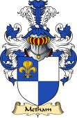 English Coat of Arms (v.23) for the family Metham