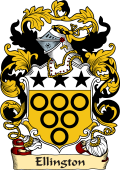 English or Welsh Family Coat of Arms (v.23) for Ellington (Ref Berry)