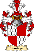English Coat of Arms (v.23) for the family Stanhope