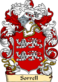English or Welsh Family Coat of Arms (v.23) for Sorrell (Essex and Suffolk)