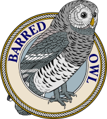 Birds of Prey Clipart image: Barred Owl-M