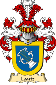 v.23 Coat of Family Arms from Germany for Lautz